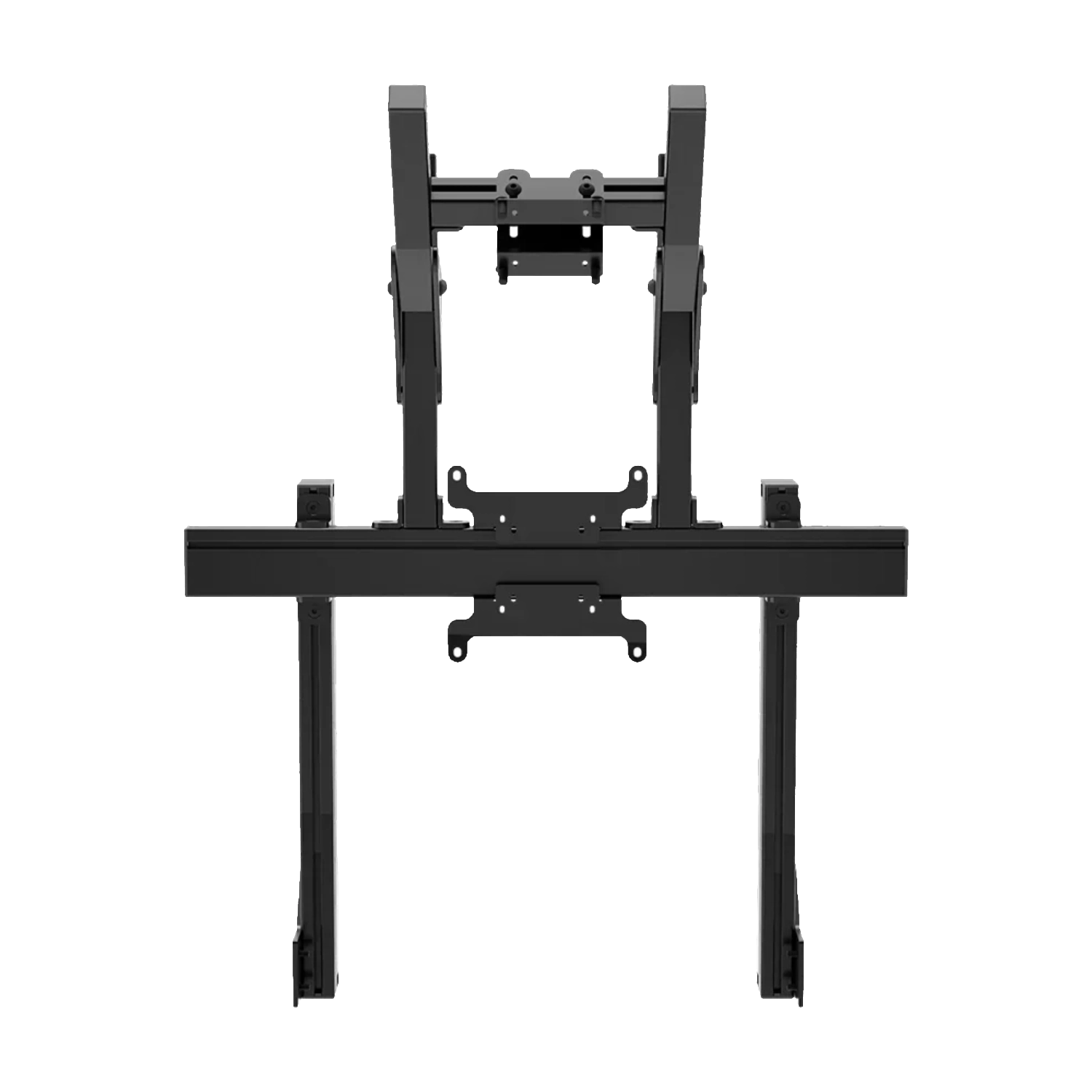 Simgasm Apex Integrated Dual Monitor Stand: main support joined to the upper module